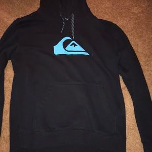 Quicksilver black hooded sweatshirt